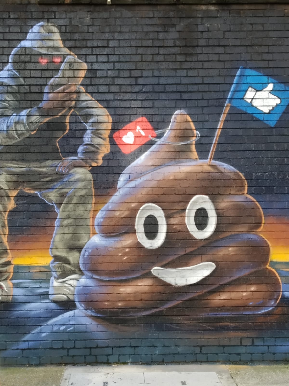 Hooded-man-posting-poop